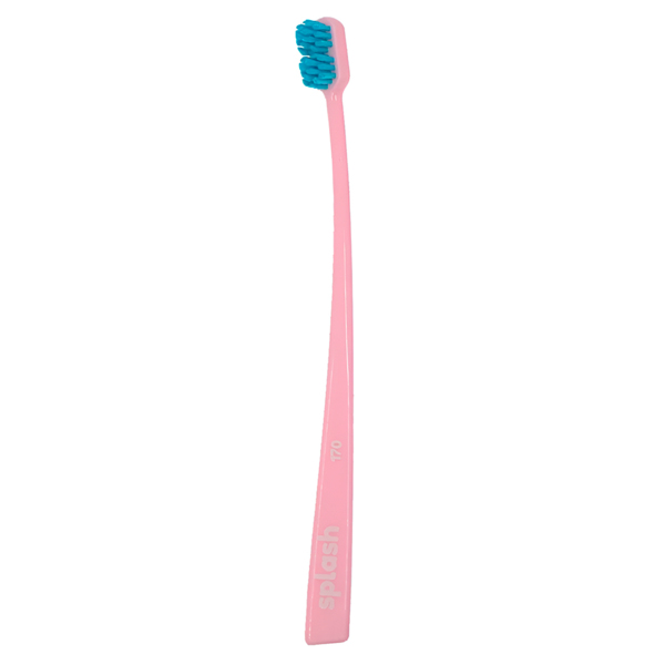 Зубная щетка Splash Brush Double 170, средней жесткости, розовый, 1 шт - фото 0