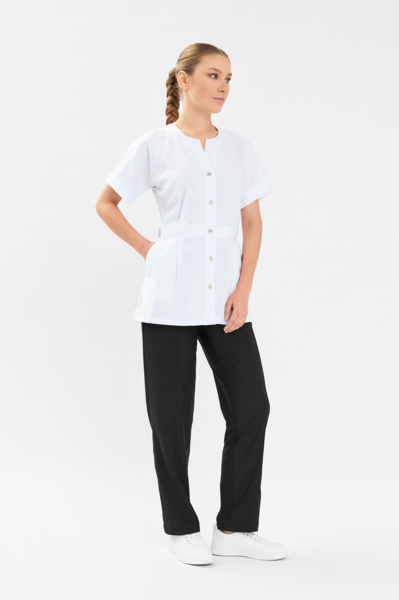 Рубашка женская Тезис TZ462, белый, 52 - фото 4