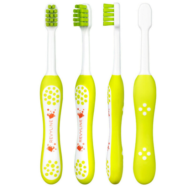 Детская зубная щётка Revyline Baby S3900, мануальная, от 0 до 3 лет, желтая - фото 1