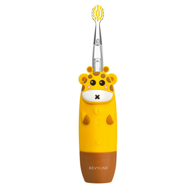 Детская электрическая звуковая зубная щётка Revyline RL 025 Baby, желтый - фото 1