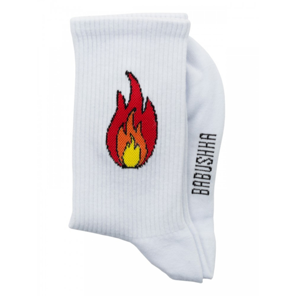Носки женские, "Огонь", белый, 36-40 - фото 2