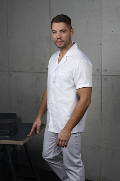 Блуза мужская «Скай», белый, 46 - фото 1