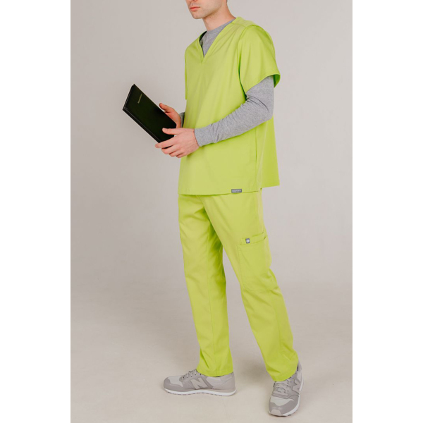 Брюки медицинские мужские Northam, салатовый, M - фото 1