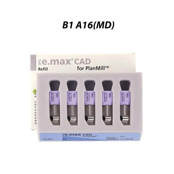 IPS e.max CAD PlanMill LT - блоки из дисиликата лития, цвет B1, A16 (MD), 5 шт - фото 0