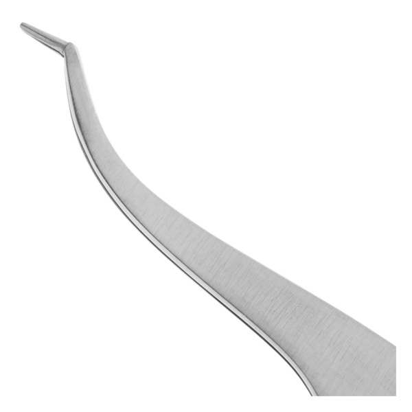 Пинцет ортодонтический HLW H-332A*, обратный, изогнутый, для брекетов, 130 мм - фото 1