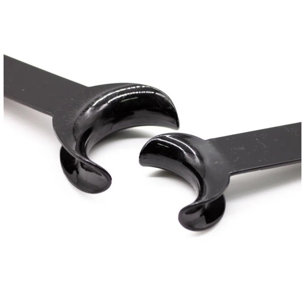 Ретрактор стоматологический Dentins, двусторонний, большой L, черный, 2 шт - фото 2