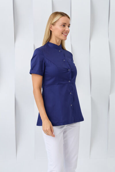 Туника женская Dr. Nice на кнопках, синий, 52 - фото 1