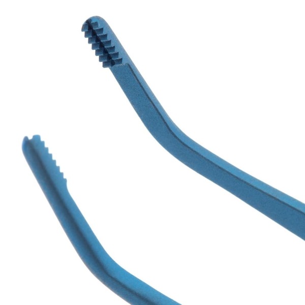 Пинцет атравматичный Микрохирургические технологии, изогнутый, 173 мм - фото 1