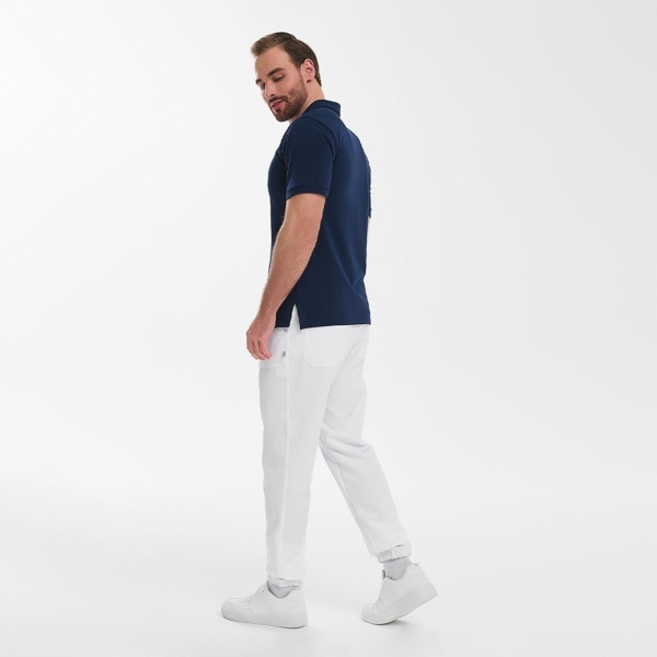 Поло мужское Амрита "Osstem", темно-синий, 48 размер - фото 4