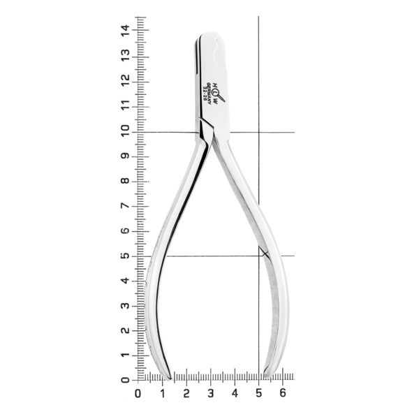 Щипцы Aderer, ортодонтические, для формирования уступов (макс. 1,2 мм), 12,5 см - фото 3