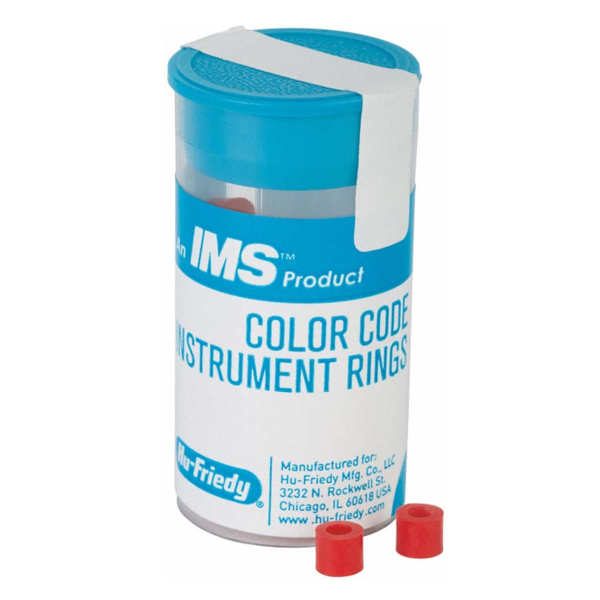 Кольца маркировочные IMS, маленькие, красные, для ручек №2, 4, 50 шт - фото 0