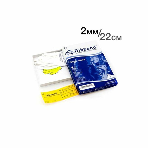 Лента Ribbond, для шинирования, 2 мм x 22 см, толщина нити 0.35 мм, с ножницами - фото 0