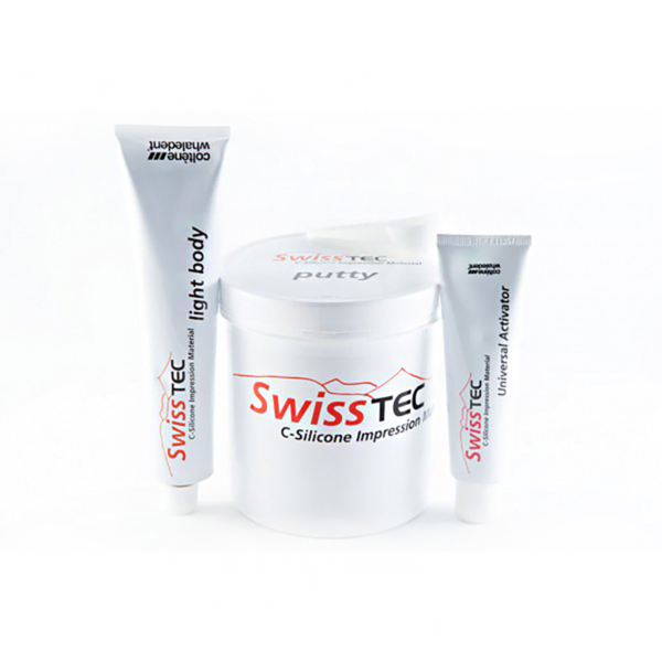 SWISSTEC C-Silicon - комплект оттискной массы, С-Силикон (Putty, Light Body, Universal Activator) - фото 0