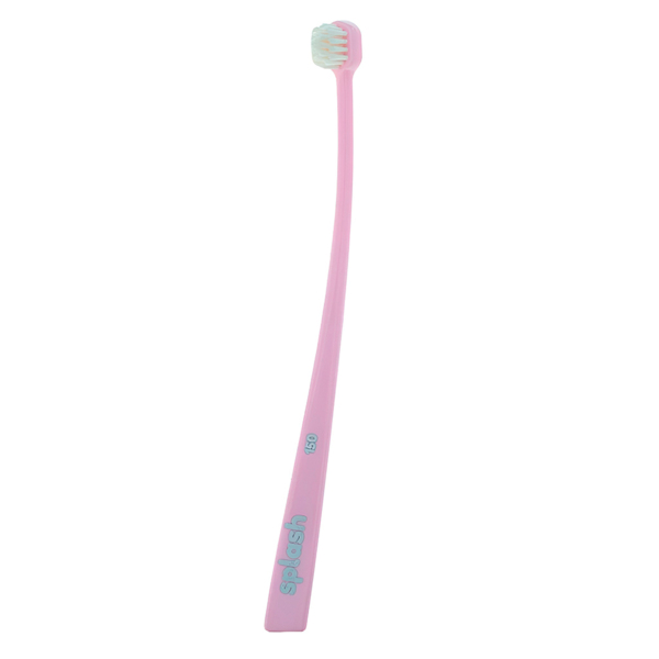 Зубная щетка Splash Brush Single 150, мягкая, розовый, 1 шт - фото 0
