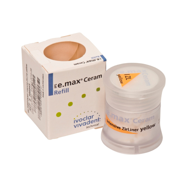 IPS e.max Ceram Intensive ZirLiner - интенсивный циркониевый подслой, желтый, 5 г - фото 0