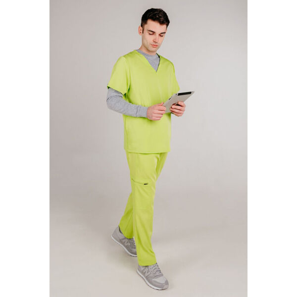 Брюки медицинские мужские Northam, салатовый, L - фото 0