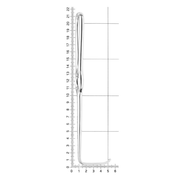 Ретрактор Nach LANGENBECK, 210 мм, 42,0 x 11,0 мм - фото 2