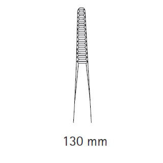 Пинцет анатомический, средний, длина 130 мм - фото 1