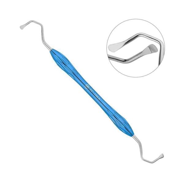 Кюретка стоматологическая, двусторонняя, ручка A, 3.6х3.6 мм, длина 185 мм - фото 1