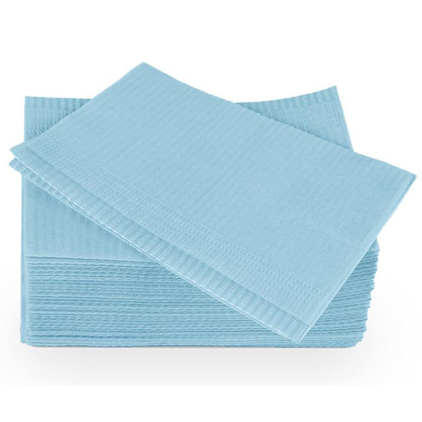 Aduit Bibs - нагрудник двуслойный, цвет голубой, 500 шт - фото 0