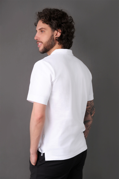 Поло мужское Тезис TZ550, белый, 54 - фото 0