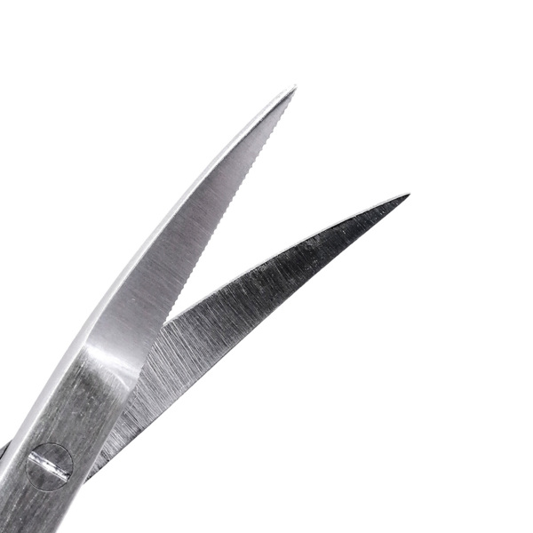 Ножницы LaGrange #14, остроконечные, двойной изгиб, 1 зубчатое лезвие, 11,5 см - фото 5