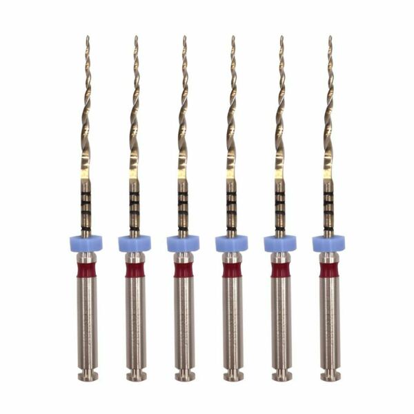 Протейпер ФОРМА ПТ-F2, для обработки изогнутых и кальцинированных корневых каналов, красный, 6 шт - фото 0