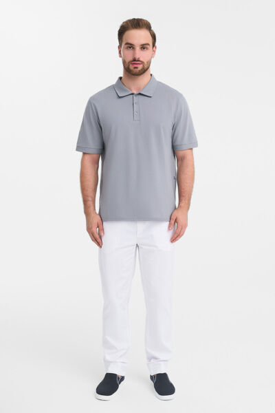 Поло мужское Тезис TZ550, серый, 48 - фото 3