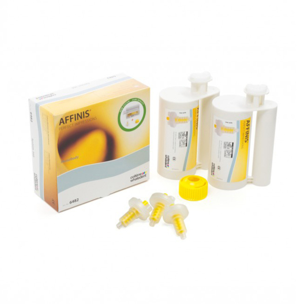 AFFINIS Monobody System 360 Starter Kit - оттискной материал (A-силикон) 380 мл + 10 смесителей + фиксирующее кольцо - фото 0