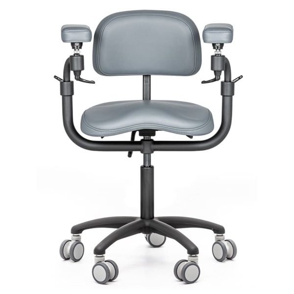 Стул микроскописта Mercury Elite Comfort Black, цвет на выбор - фото 0