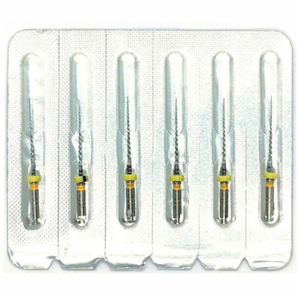 Файлы машинные Eurofile DK-Files, для препарирования каналов, 21 мм, №20/.06, никель-титан, 6 шт - фото 1