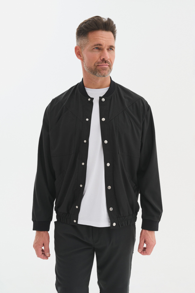 Бомбер мужской Тезис TZ690, черный, 46 - фото 0