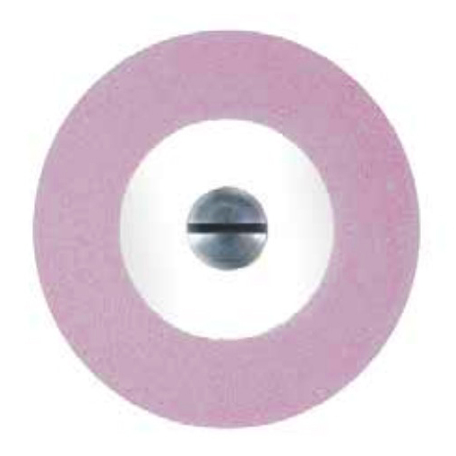 Полир по керамике и металлу P 9691 M, с алмазным зерном, диск, 2-я ступень, D=26.0 мм, L=2.0 мм, HP, розовый - фото 0
