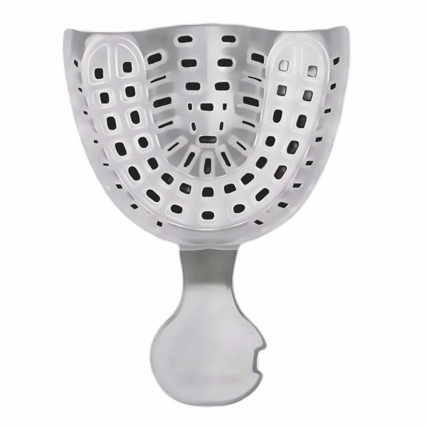 Ложка оттискная Seil Global Implant Tray, полная, перфорированная, верхняя челюсть, размер L, пластик, прозрачный, 1 шт - фото 1