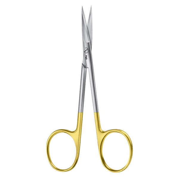 Ножницы хирургические DUROTIP, изогнутые, остроконечные, длина 110 мм - фото 0