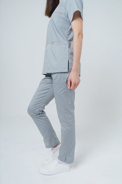 Брюки женские Тезис TZ210, серый, 44 - фото 3