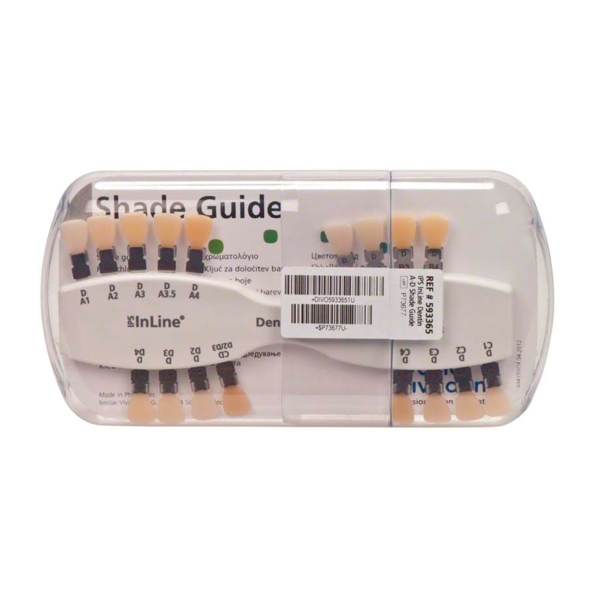 IPS InLine Material Shade Guide Dentin A-D - расцветка дентинов A-D - фото 0