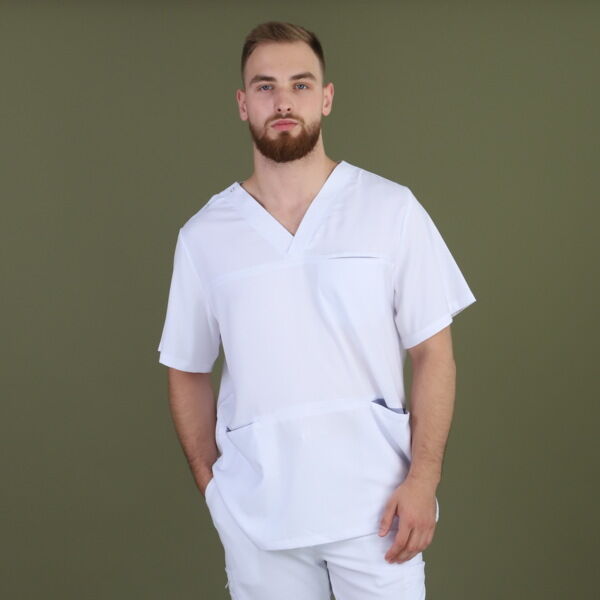 Туника мужская Тезис TZ600, белый, 56 - фото 0