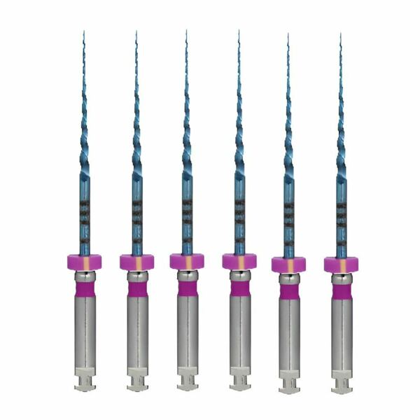 Файлы машинные Eurofile SuperFile Heat Activation, для препарирования каналов, 25 мм, №S1, никель-титан, 6 шт - фото 0