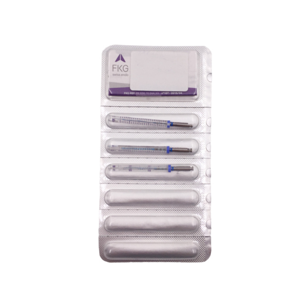 Файлы машинные FKG XP-endo Finisher R, стерильные, для повторного лечения, короткая ручка, 25 мм, №30/.00, никель-титан, 3 шт - фото 1