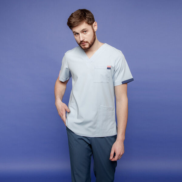 Туника мужская 258 Michigan, R132 светло-голубой, 3XL - фото 1