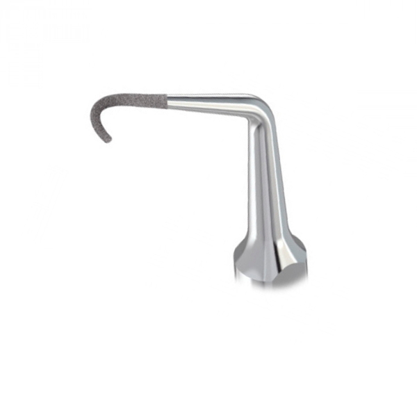 Насадка ультразвуковая Woodpecker P2LD, пародонтологическая, для полировки корней, левая, D=0.5 мм, L=7 мм, 40 мкм, 1 шт - фото 0