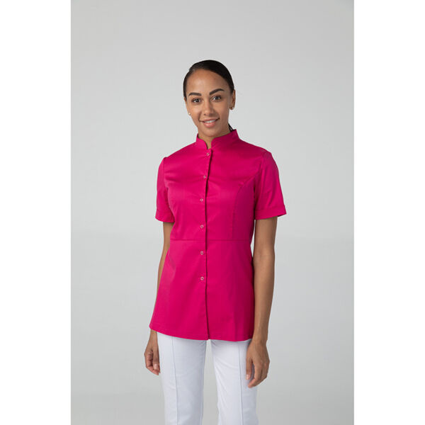 Туника женская Dr. Nice на кнопках, малиновый, 50 - фото 3