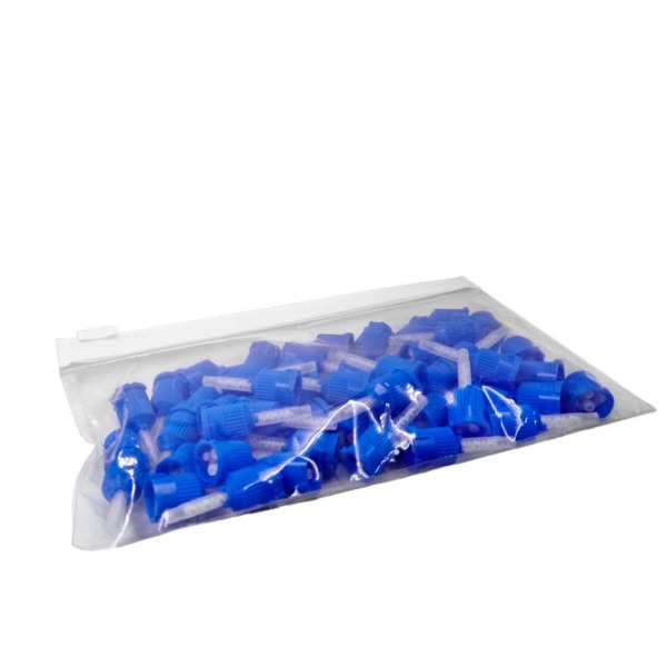 Наконечники смесительные Kettenbach, для материалов Visalys CemCore, тупоконечные, синие, D=2.5 мм, 50 шт - фото 1