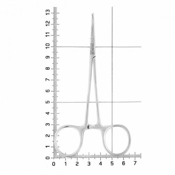 Щипцы MICRO-MOSQUITO для артерии хирургические, изогнутые, 12 см - фото 2