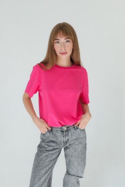 Футболка женская Тезис, фуксия, 46-48 - фото 0