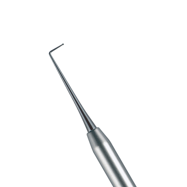 Плаггер Hu-Friedy №26/27, двусторонний, для минимального инвазивного лечения, 0.5/0.8 мм, изгиб 90, ручка Kotschy, сталь, 1 шт - фото 2