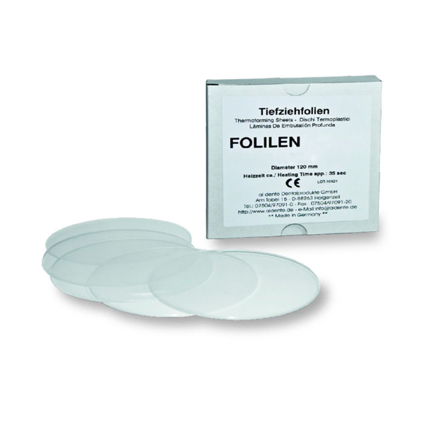 Folilen - фольга для термоформирования, непрозрачная, матовая, 0,6 мм, 100 шт - фото 0