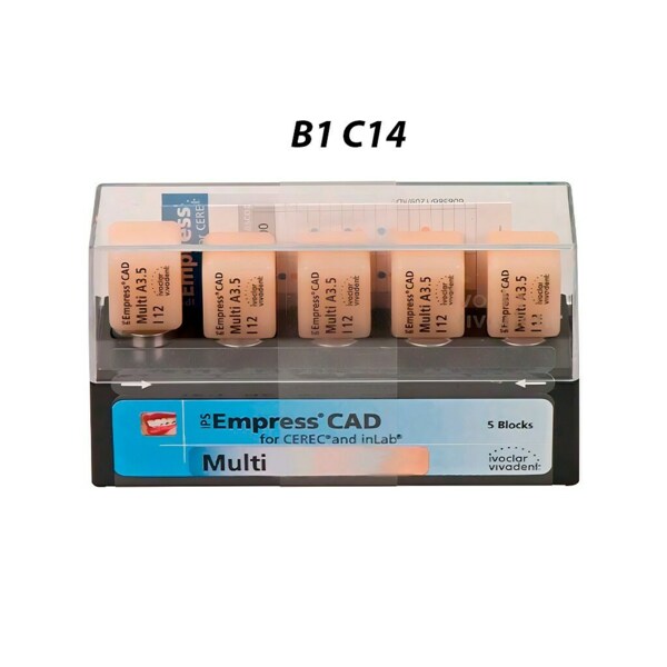 IPS Empress CAD CEREC/inLab Multi - блоки из керамики, цвет B1, C14, 5 шт - фото 0