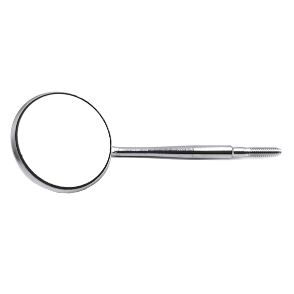 Зеркало Hu-Friedy #5, родиевое, с односторонним конусом, американская резьба, 24 мм, 12 шт - фото 3